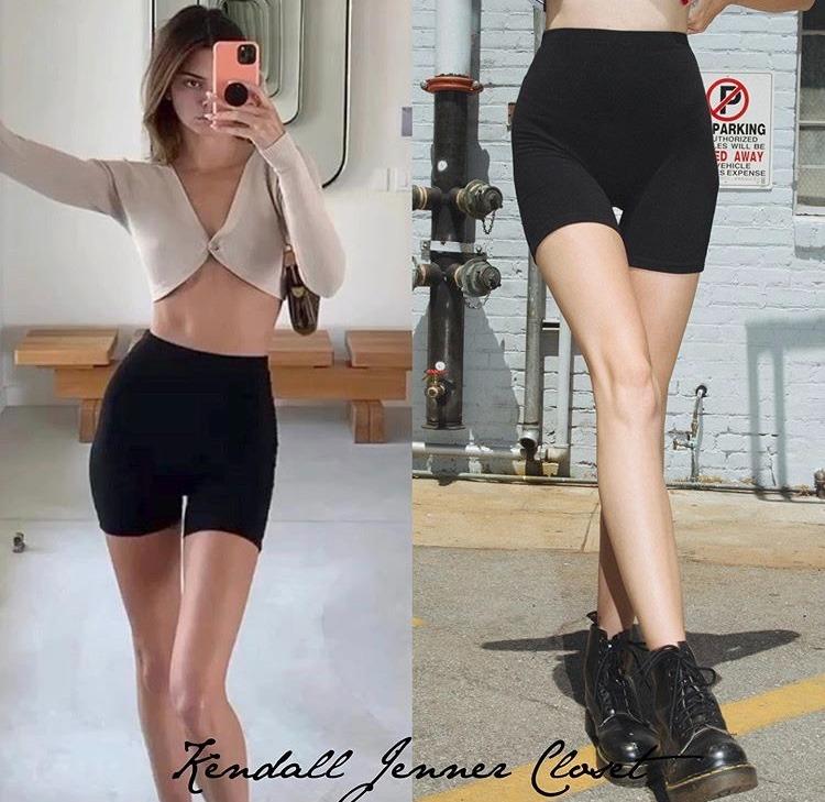 Brandy Melville Black Griffin Shorts Women s Fashion Bottoms