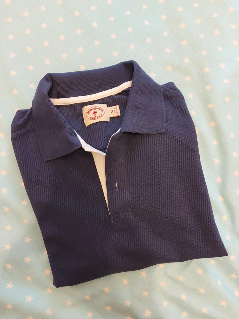 Brooks brothers new arrivals red fleece polo