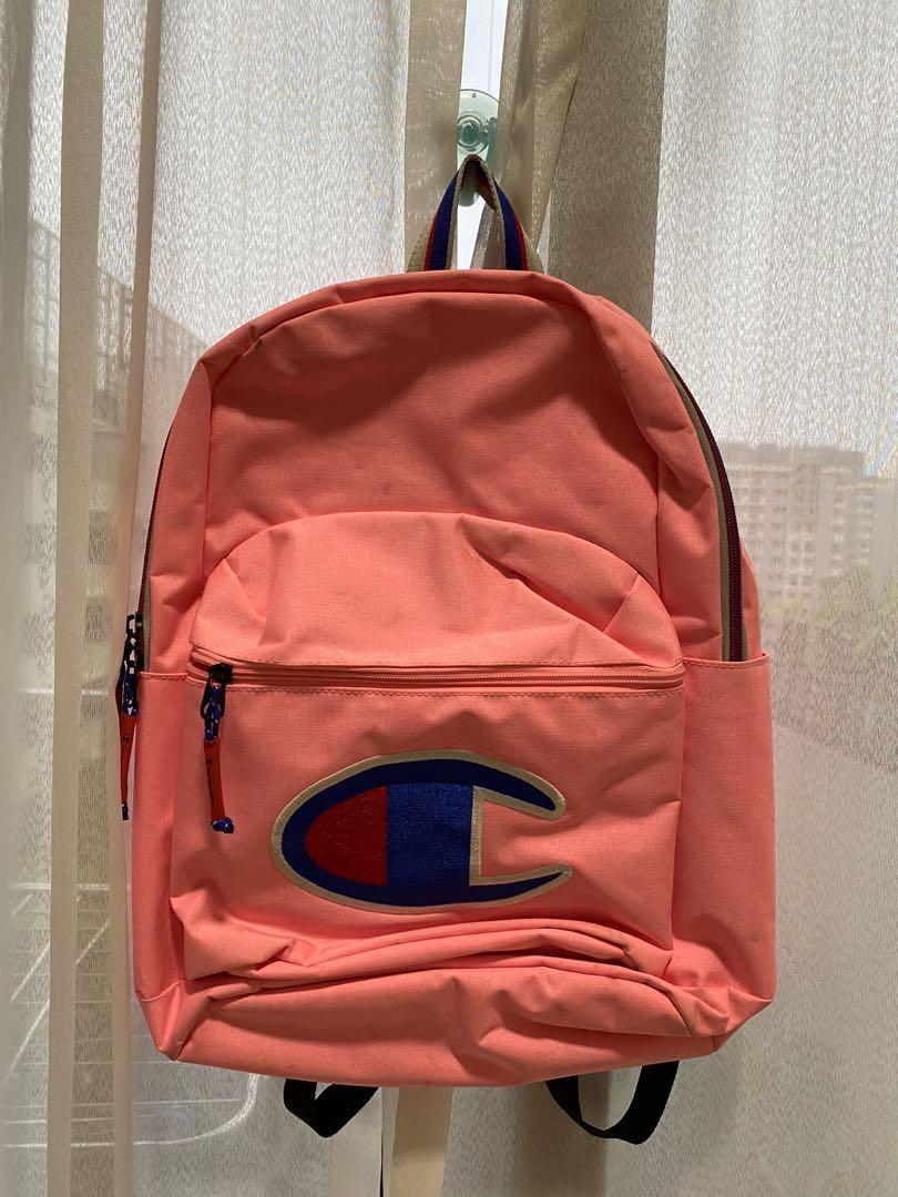 orange champion backpack
