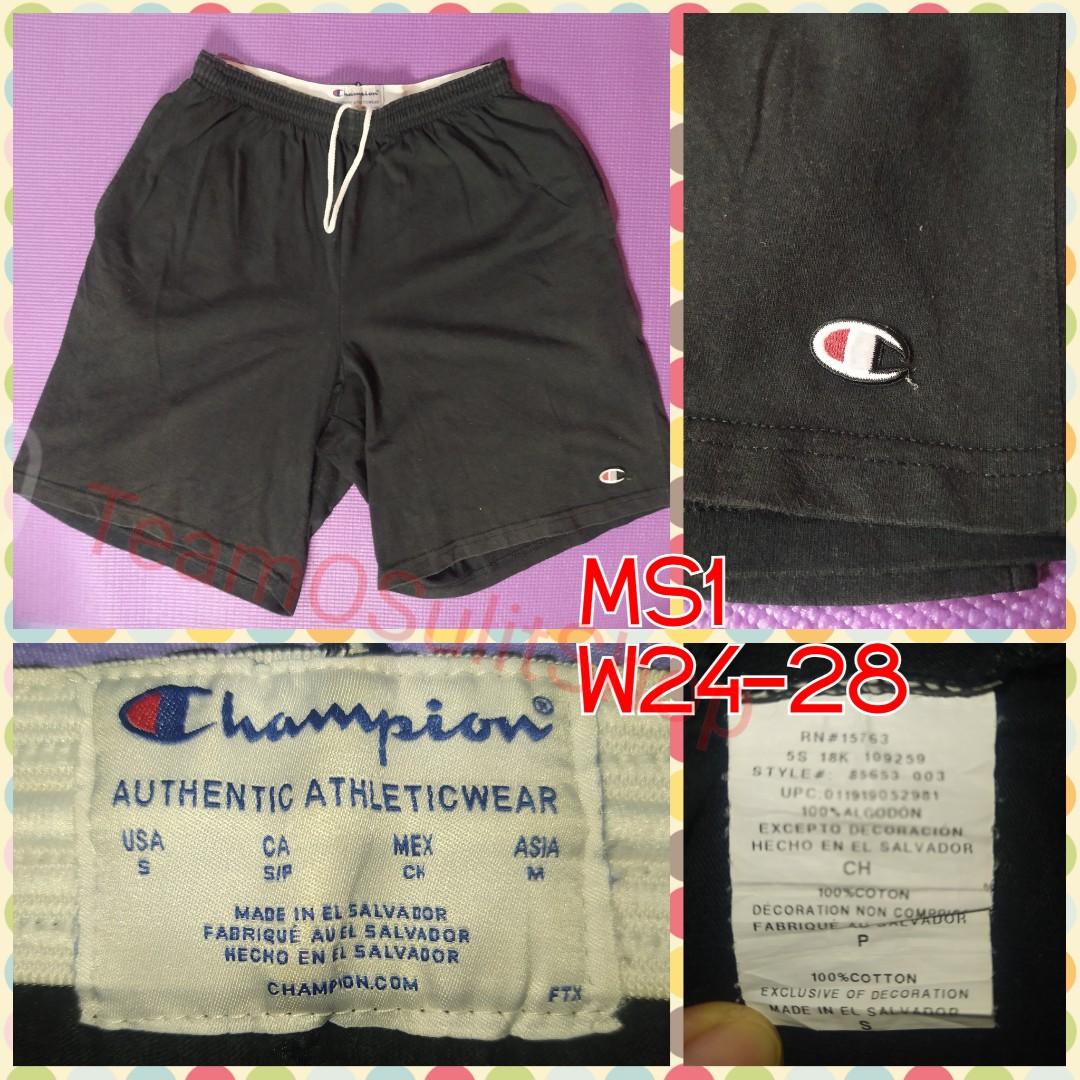 Champion authentic hot sale shorts 15763