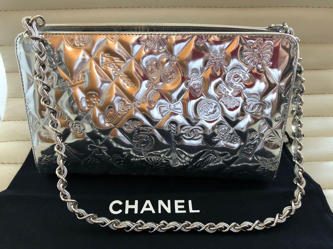 Chanel Limited Edition Camellia Embellished Lambskin Clutch with Chain  Chanel  TLC