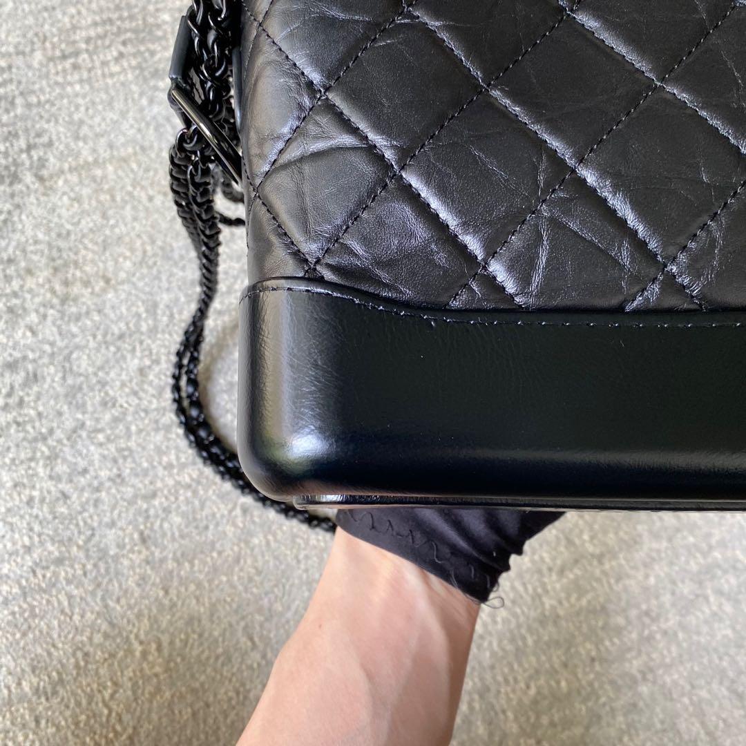 Chanel Gabrielle Bag Small So Black, Luxury, Bags & Wallets on Carousell