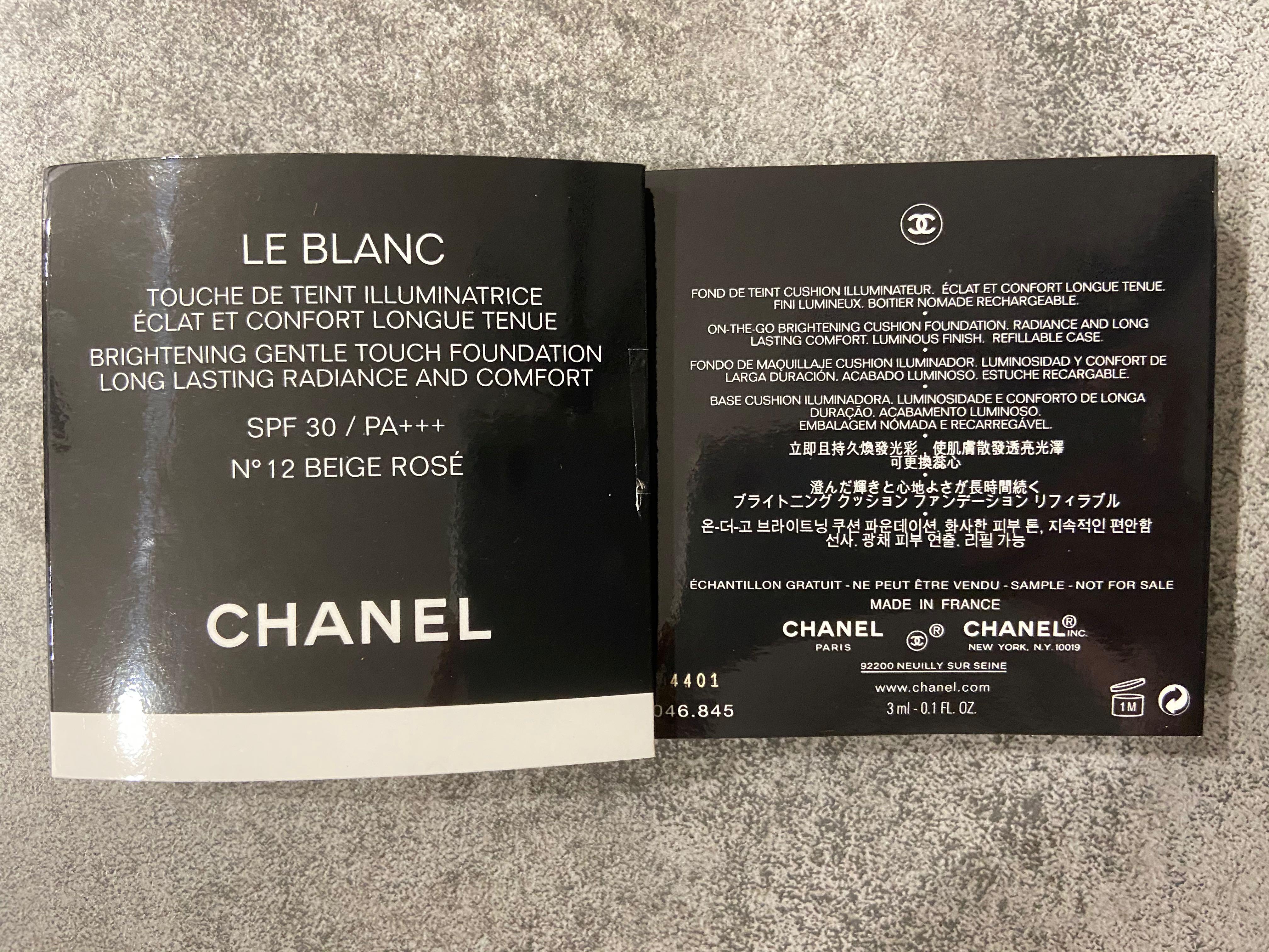 Chanel Le Blanc Brightening Gentle Touch Foundation, Beauty