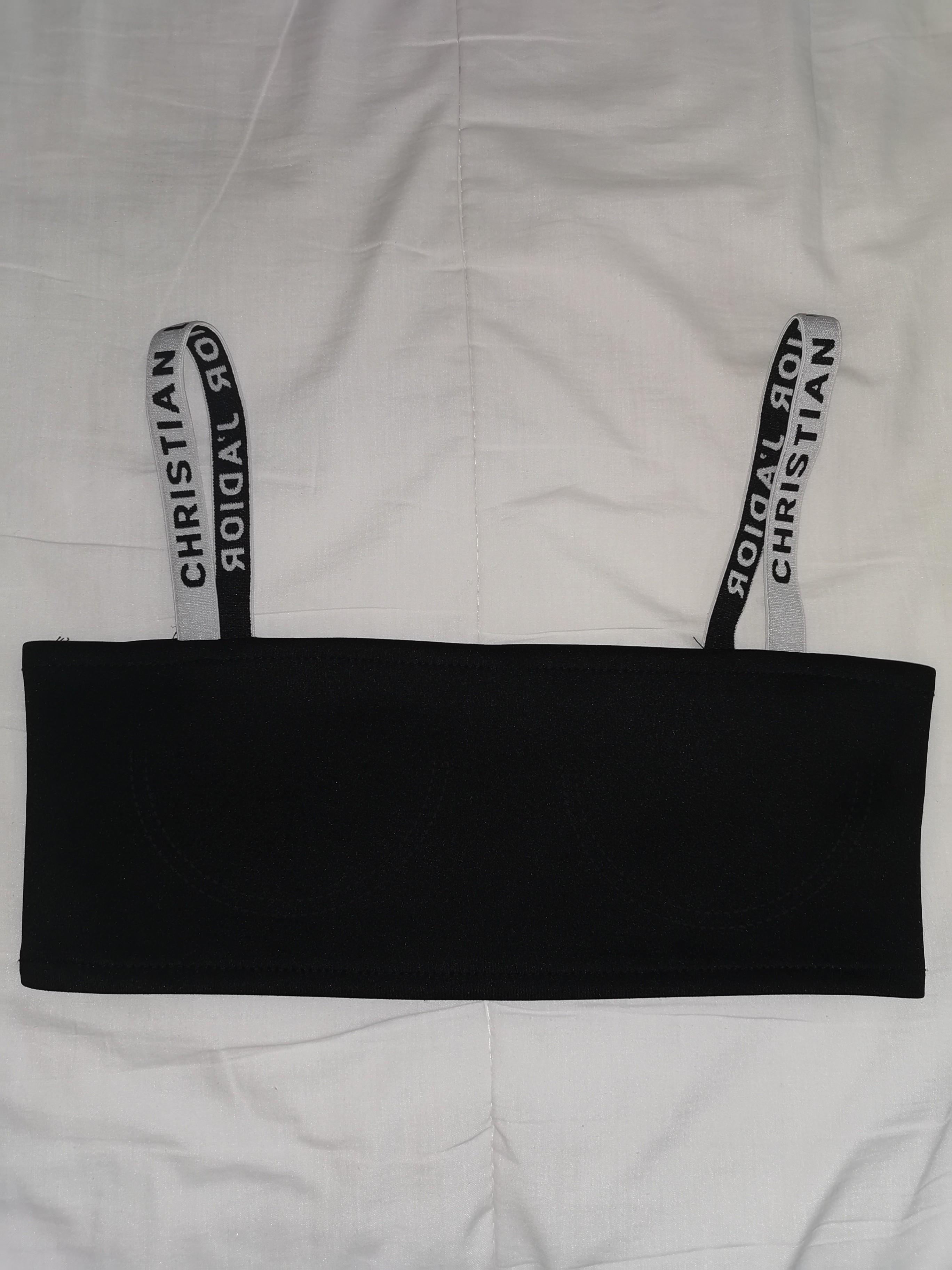 Christian Dior Inspired Tube Top Women s Fashion Tops