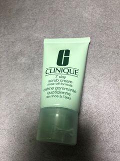 Clinique scrub cream