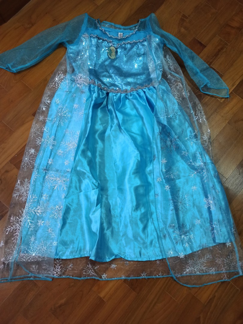 Disney Princess Costume Dress - Elsa (size 4-6 yrs old), Babies & Kids ...