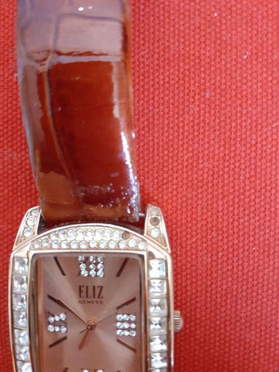 Eliz Geneve Rose Gold Plated Swiss Watch Women s Fashion Watches