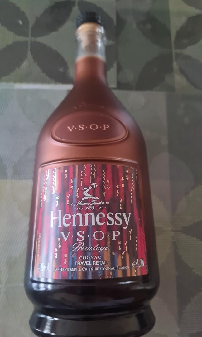 Empty bottle Hennessy bottle, Everything Else on Carousell