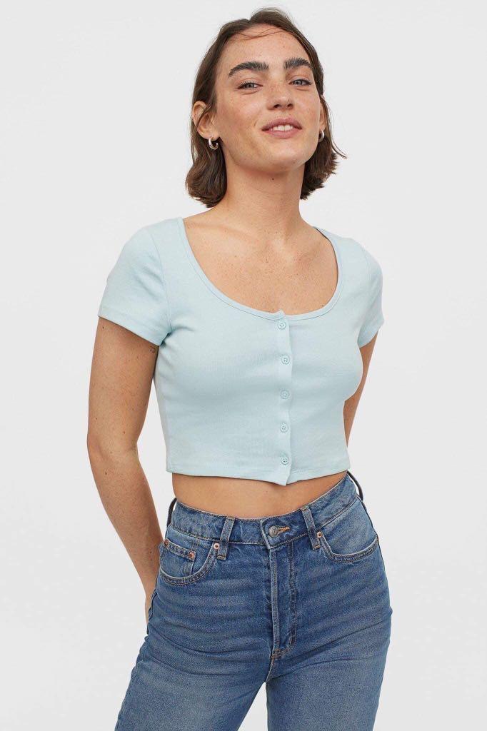 H & deals m crop top