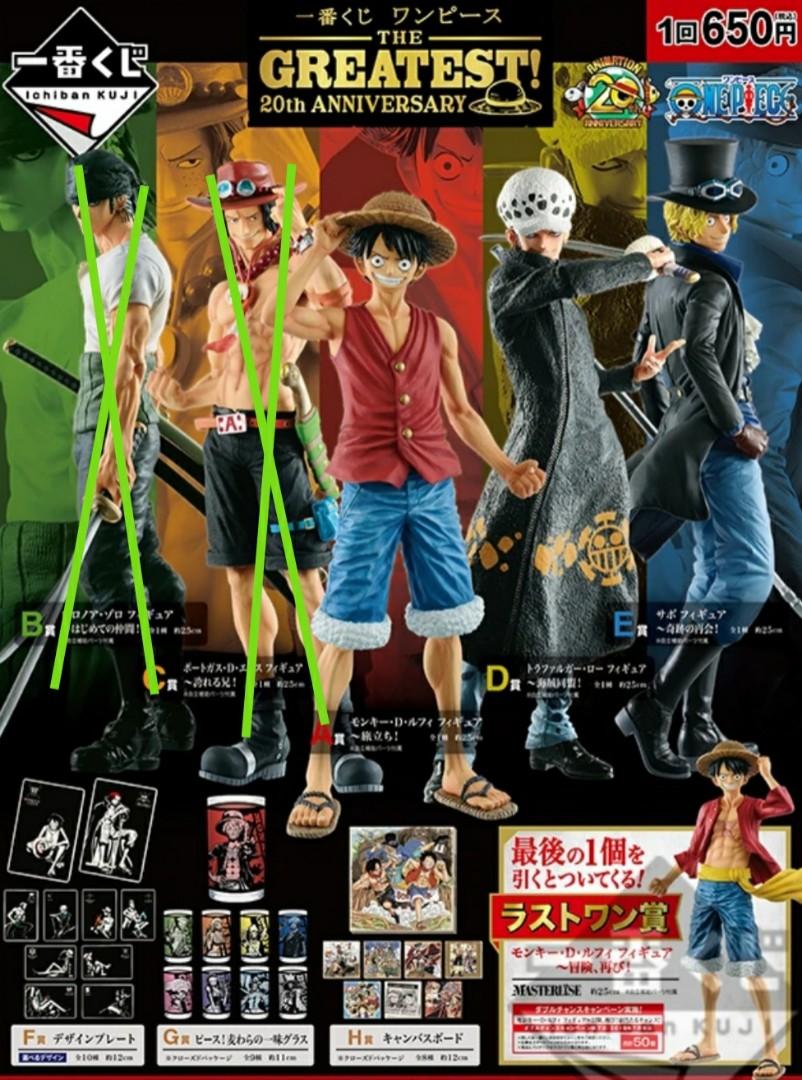 Ichiban Kuji One Piece The Greatest th Anniversary Figure Hobbies Toys Toys Games On Carousell