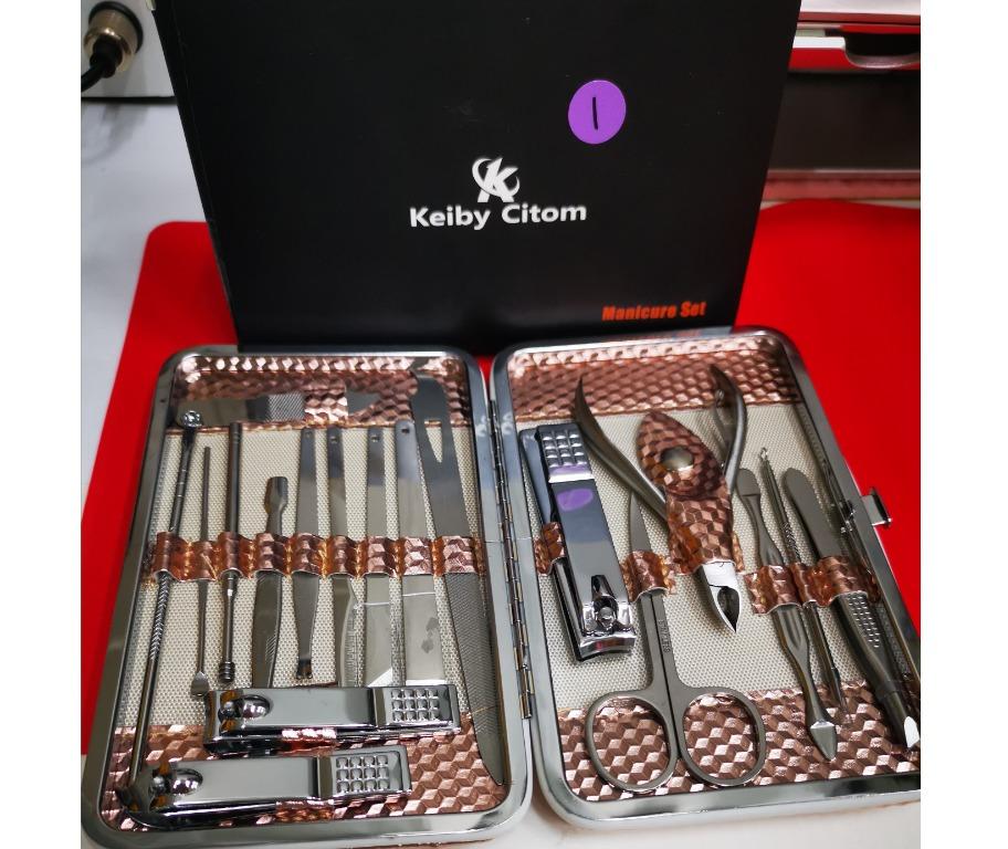 keiby citom professional stainless steel nail clipper set nail tools manicure & pedicure
