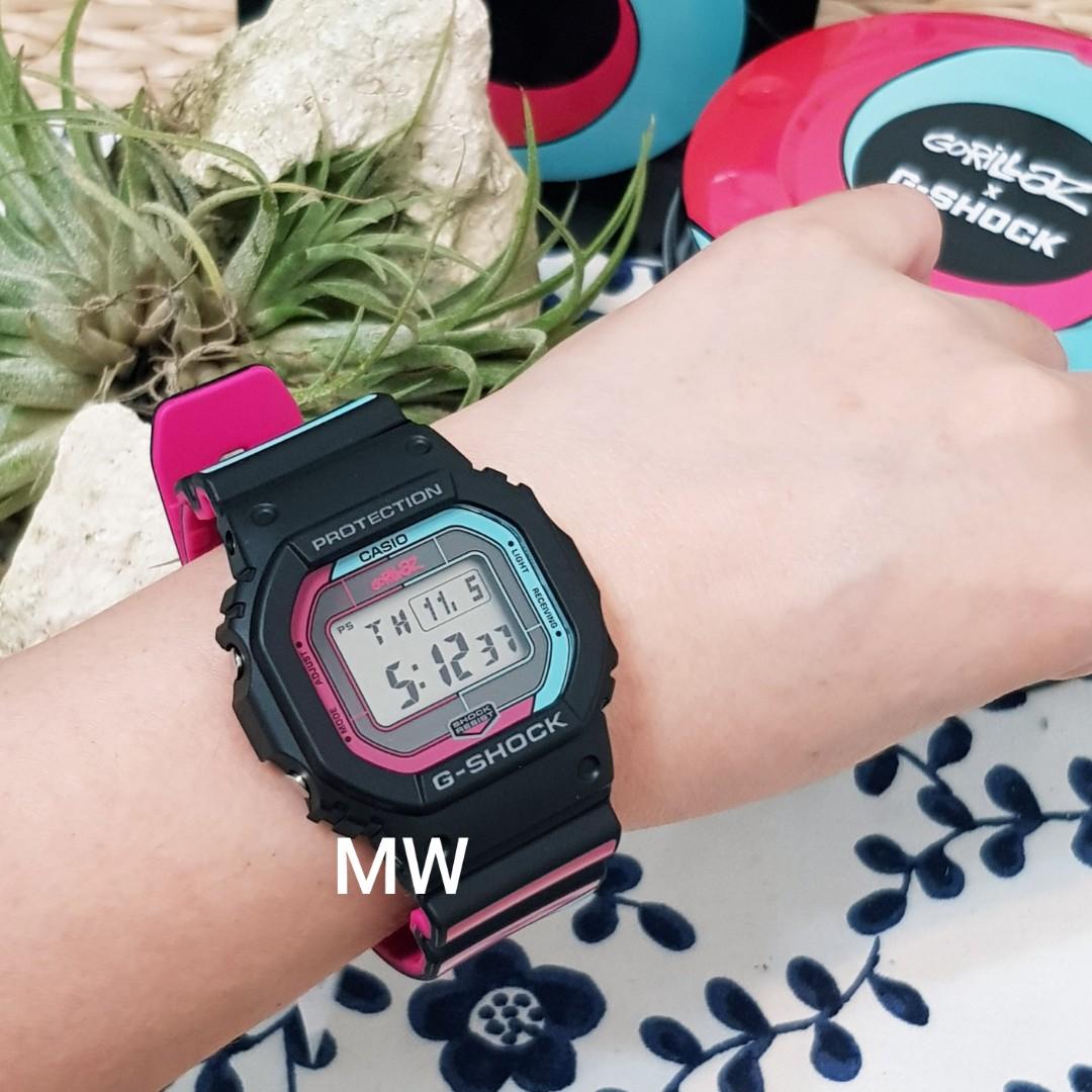 Limited edition g shock gorillaz gw b5600gz 1er euro set solar watch