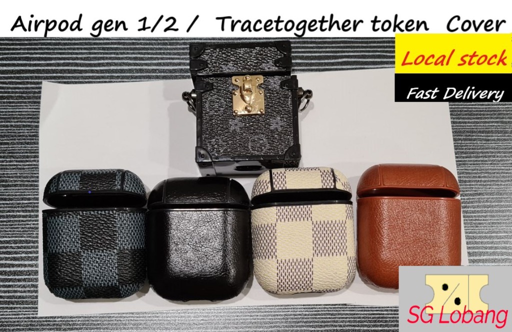 Local Airpods 1 2 Case Tracetogether Token Leather Cover Mobile Phones Tablets Mobile Tablet Accessories Cases Sleeves On Carousell