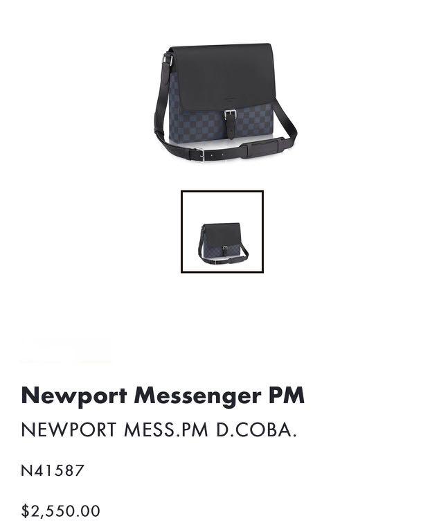 LOUIS VUITTON Shoulder Bag N41587 Newport Messenger PM Damier