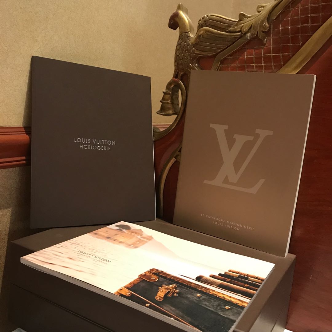 LOUIS VUITTON VIP CLIENT CATALOGUE BOOK BUNDLE - AUTHENTIC - IN PERFECT CONDITION - SUPER SALE - PRICE NEGOTIABLE (keywords: Luxury LV Gucci Hermes VIP Book), Bags & Wallets on Carousell