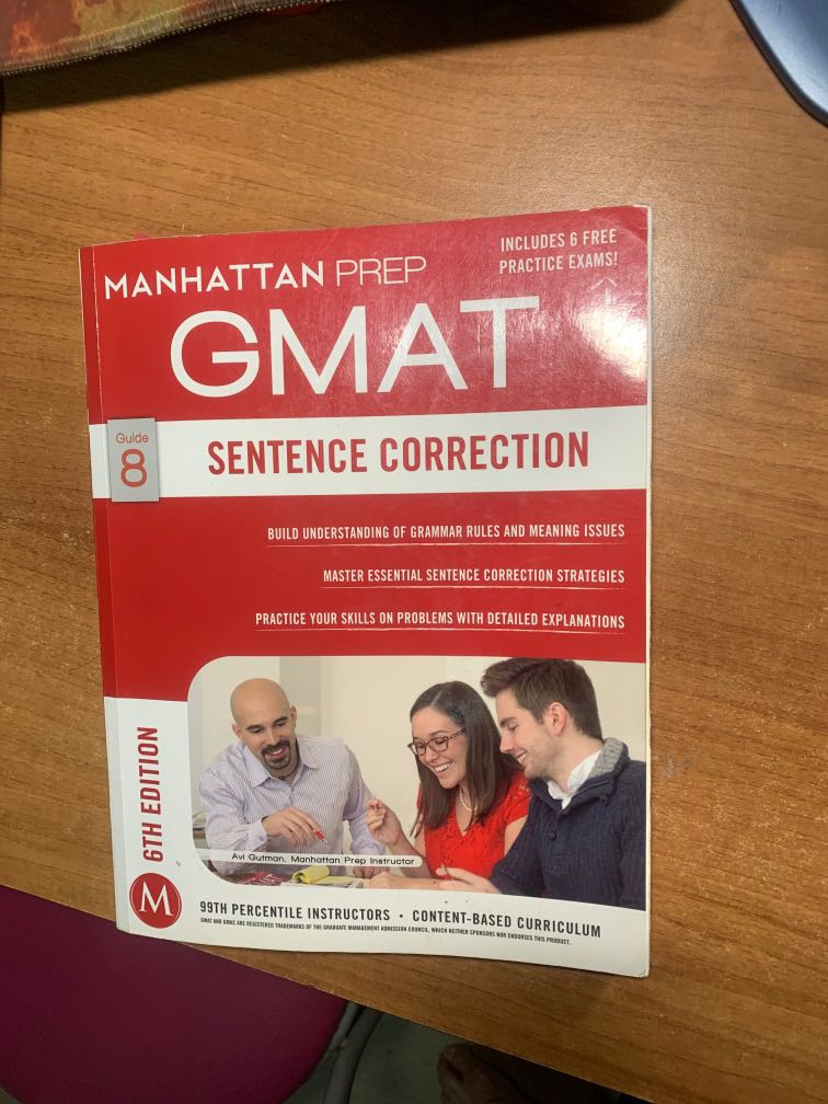 Manhattan Gmat Books Books Stationery Textbooks Professional Studies On Carousell