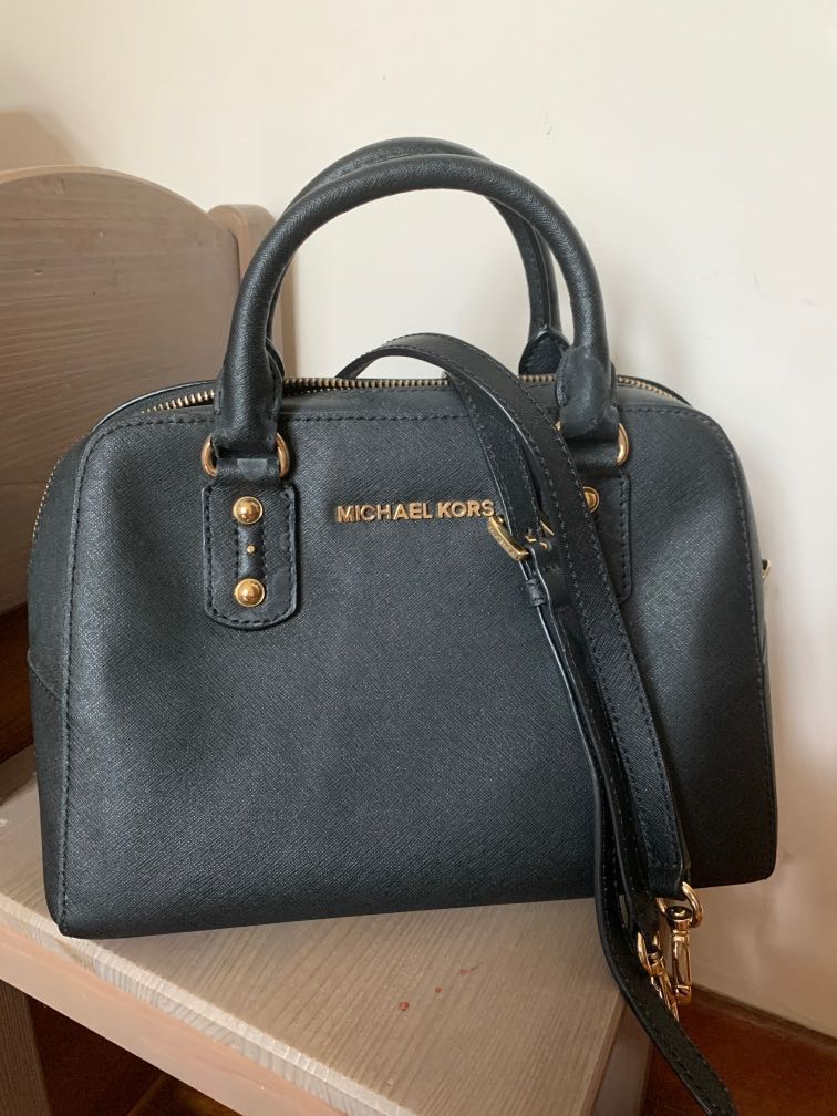 Michael Kors Bowling Bag, Luxury, Bags & Wallets on Carousell