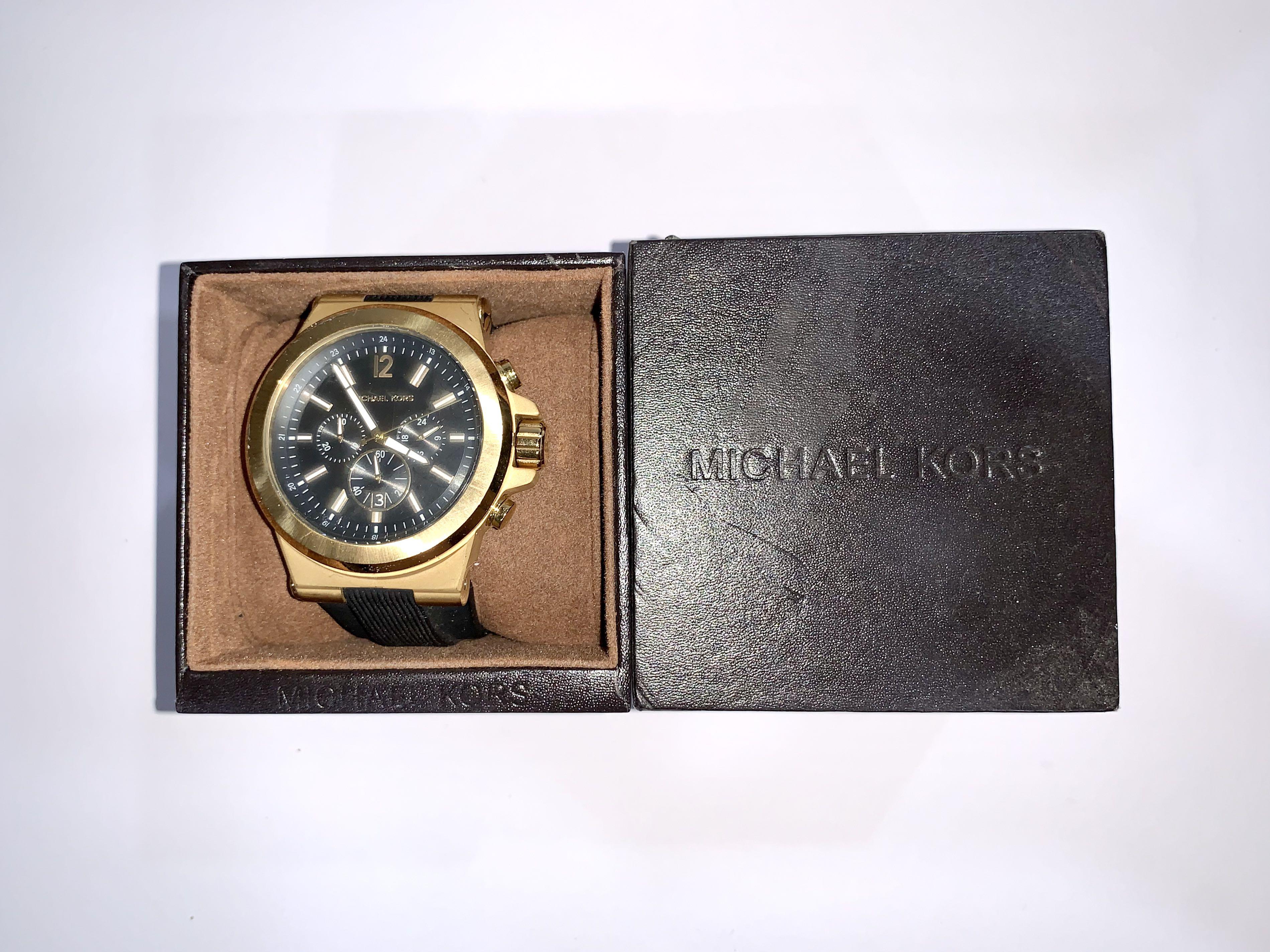 MICHAEL KORS MENS Chronograph Dylan Rose Mk8184 Watch With Box £40.00 -  PicClick UK