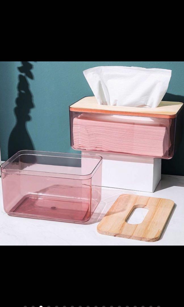 Minimalist Transparent Tissue boxes (Category: Storage Boxes & Baskets) located in Taguig. Submitted by endlessbliss_ph (Listing ID 1047497781, Image 2). Description: Variations: small- P450, large: P585, Available colors: grey, yellow, red & blue. Size: small-18x11.5x10cm, large: 23x13x10cm, Material: log + PP.FOR PRE-ORDER 5-15 days ETA, usually arrives earlier.
