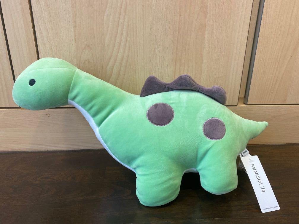 Miniso Dinosaur Soft toy Hobbies Toys Toys Games on Carousell