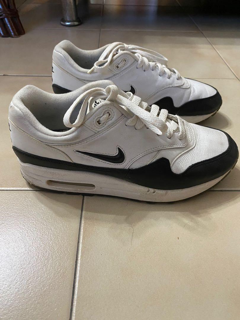 Nike air max cheap 1 jewel white black