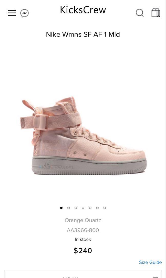 Sf af1 clearance mid pink