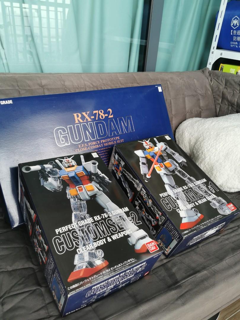 Pg Rx 78 2 With Custom Set 1 2 Toys Games Bricks Figurines On Carousell Pg Rx 78 2 With Custom Set 1 2 Toys Games Bricks Figurines On Carousell