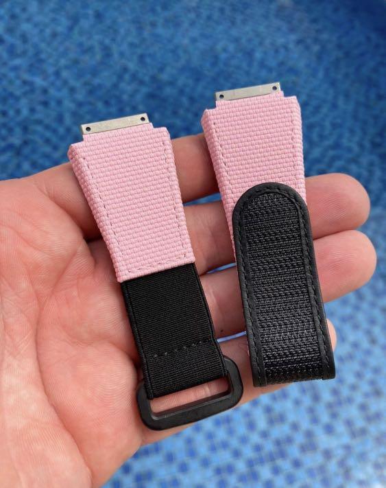 Richard Mille RM011 RM11 03 Pink Velcro Elastic Strpa