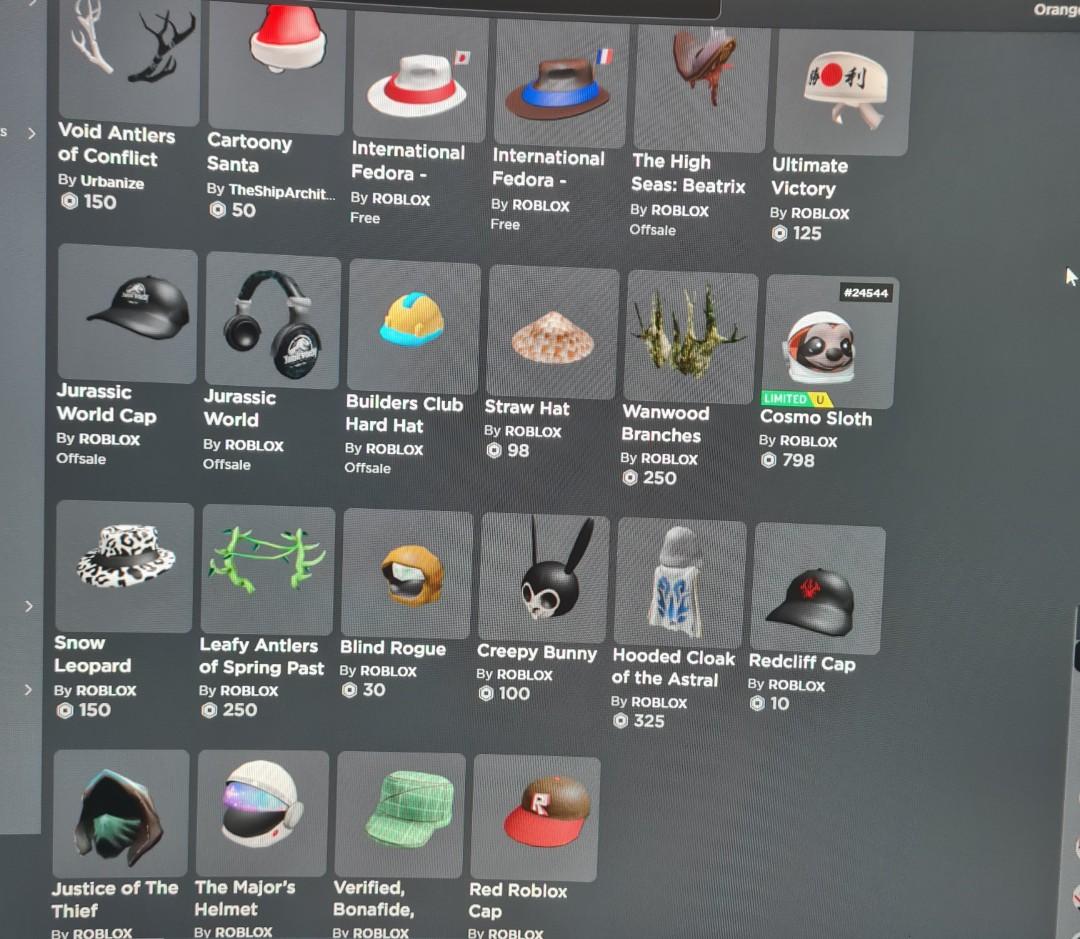 Roblox Account Video Gaming Gaming Accessories Game Gift Cards Accounts On Carousell - roblox builders club helmet