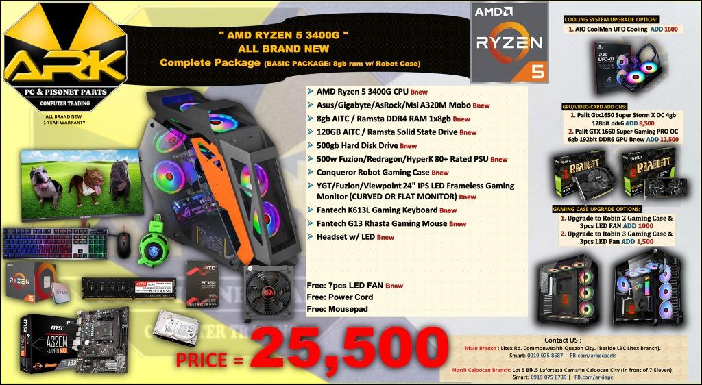 Ryzen 3400g 2025 ark