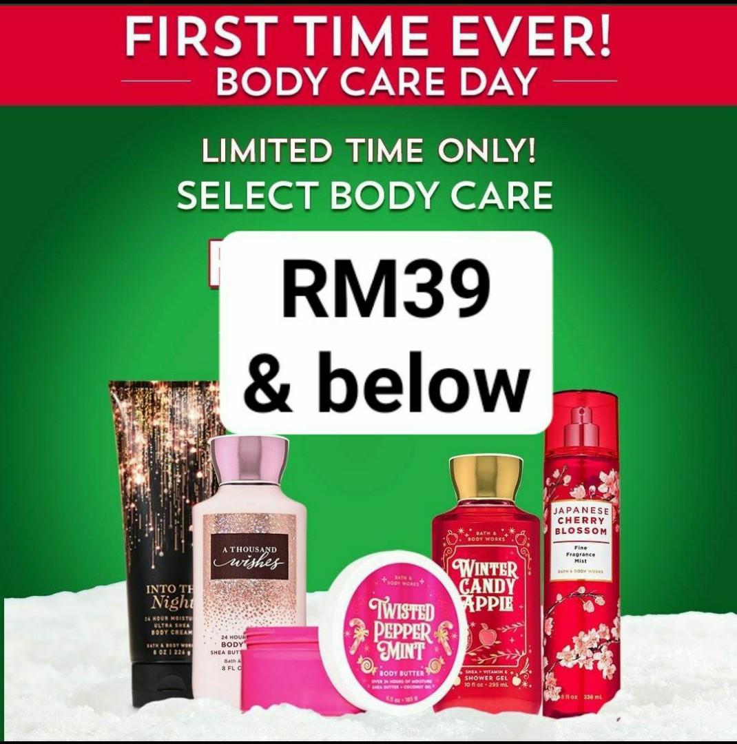 SALE BATH AND BODY WORKS BBW ALL RM35! SC AS LOW AS RM2, Beauty