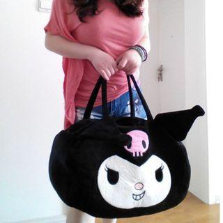 Sanrio Design Eco Canva Shoulder bag (kuromi)