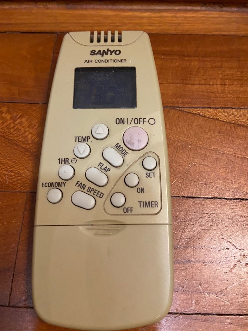 Sanyo Aircon remote control, TV & Home Appliances, Air Conditioners