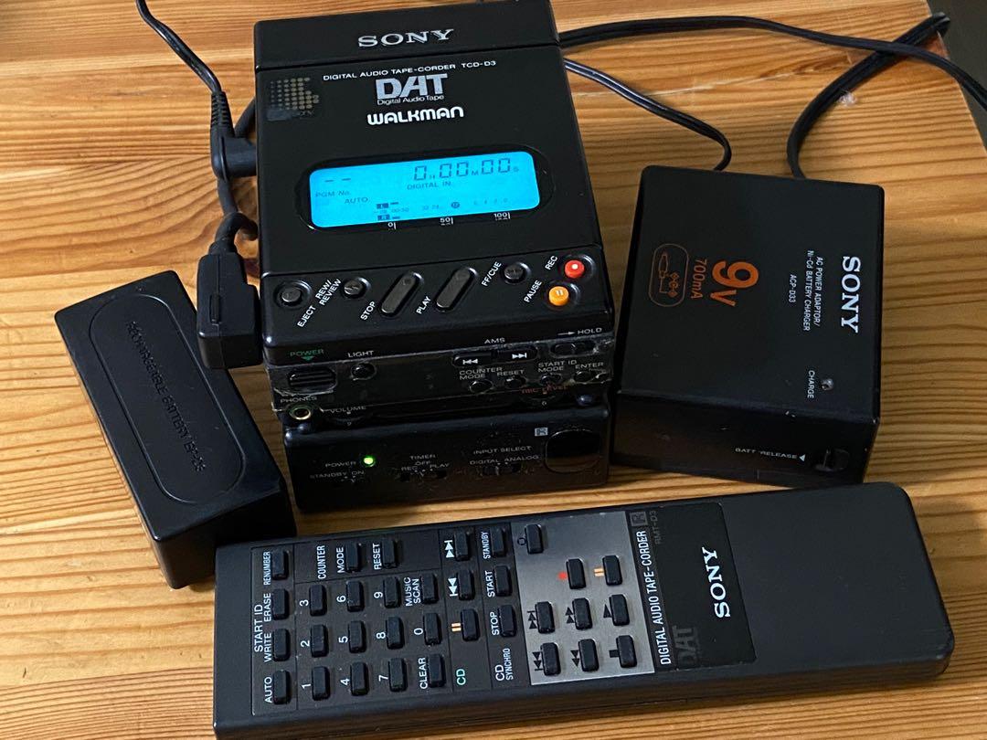 SONY TCD-D3 DAT Recorder, 音響器材, 錄音機- Carousell