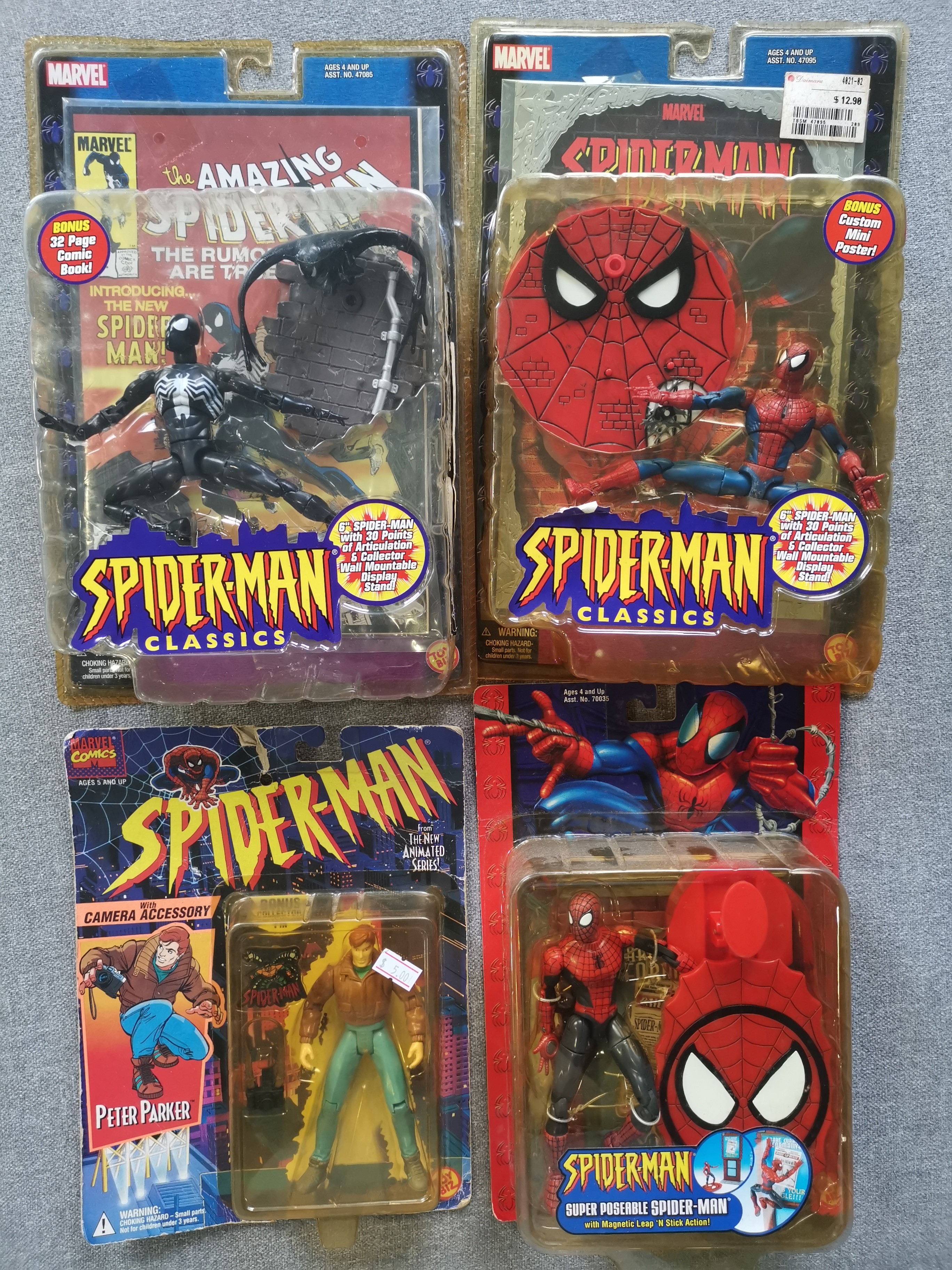 Classic spiderman toys discount