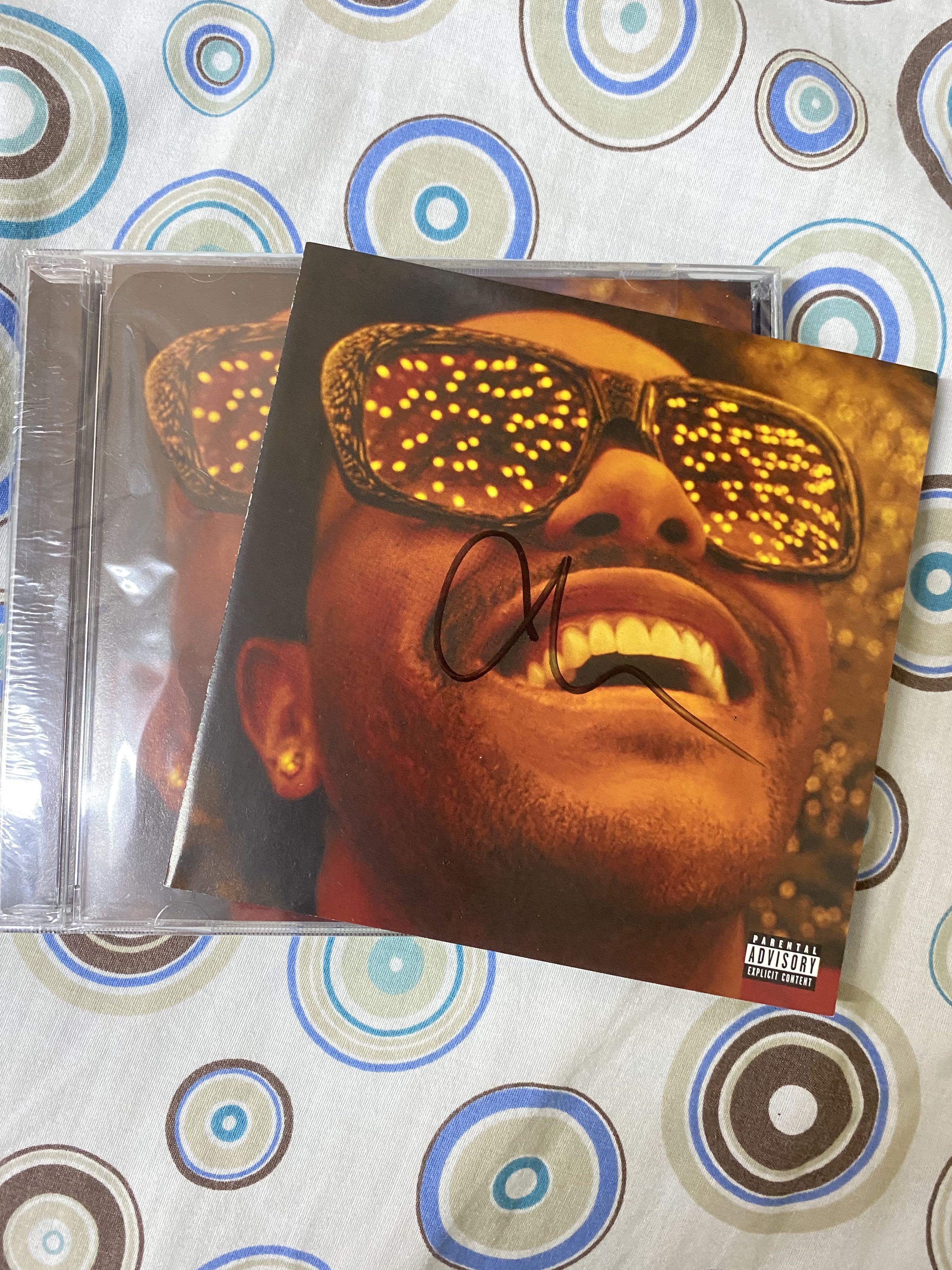 The Weeknd After Hours Blinding Lights Collector's CD SIGNED (ON HAND),  Hobbies & Toys, Music & Media, Vinyls on Carousell