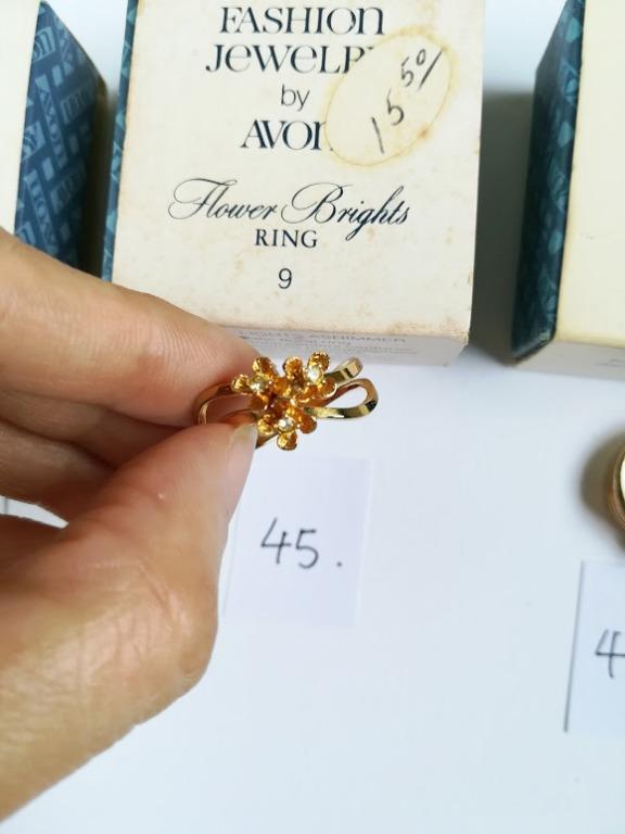 Vintage Avon Rings 1970s 1980s, Women's Fashion, Jewelry & Organisers ...