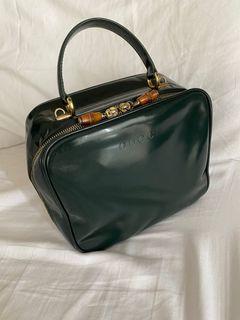 Vintage GUCCI Patent Box Vanity Bag