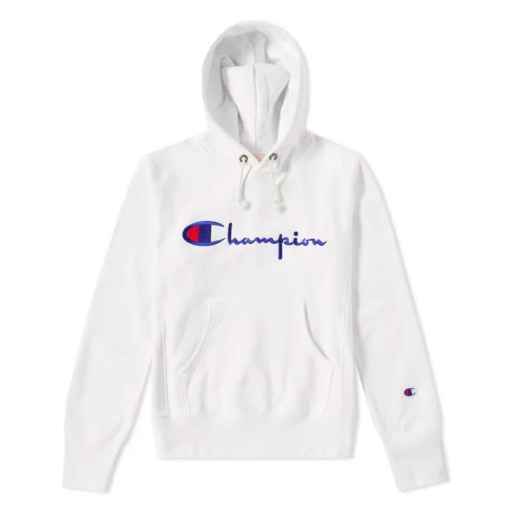 white champion hoodie