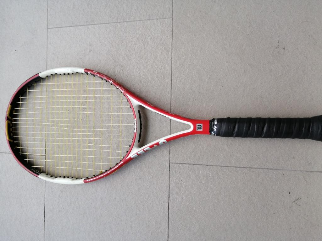 Wilson Prostaff Sixone 95 Tennis Racquet Sports Sports Games Equipment On Carousell