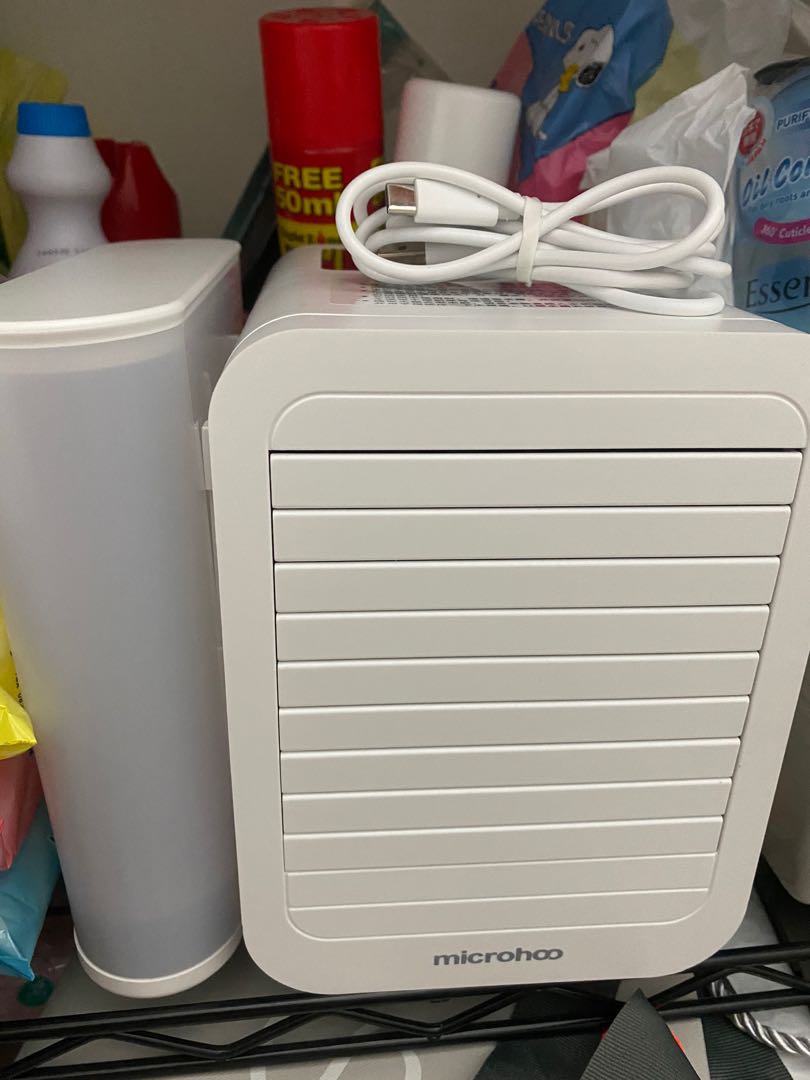 Xiaomi Microhoo Mini Air Cooler Portable Fan Conditioner Water cooling ...