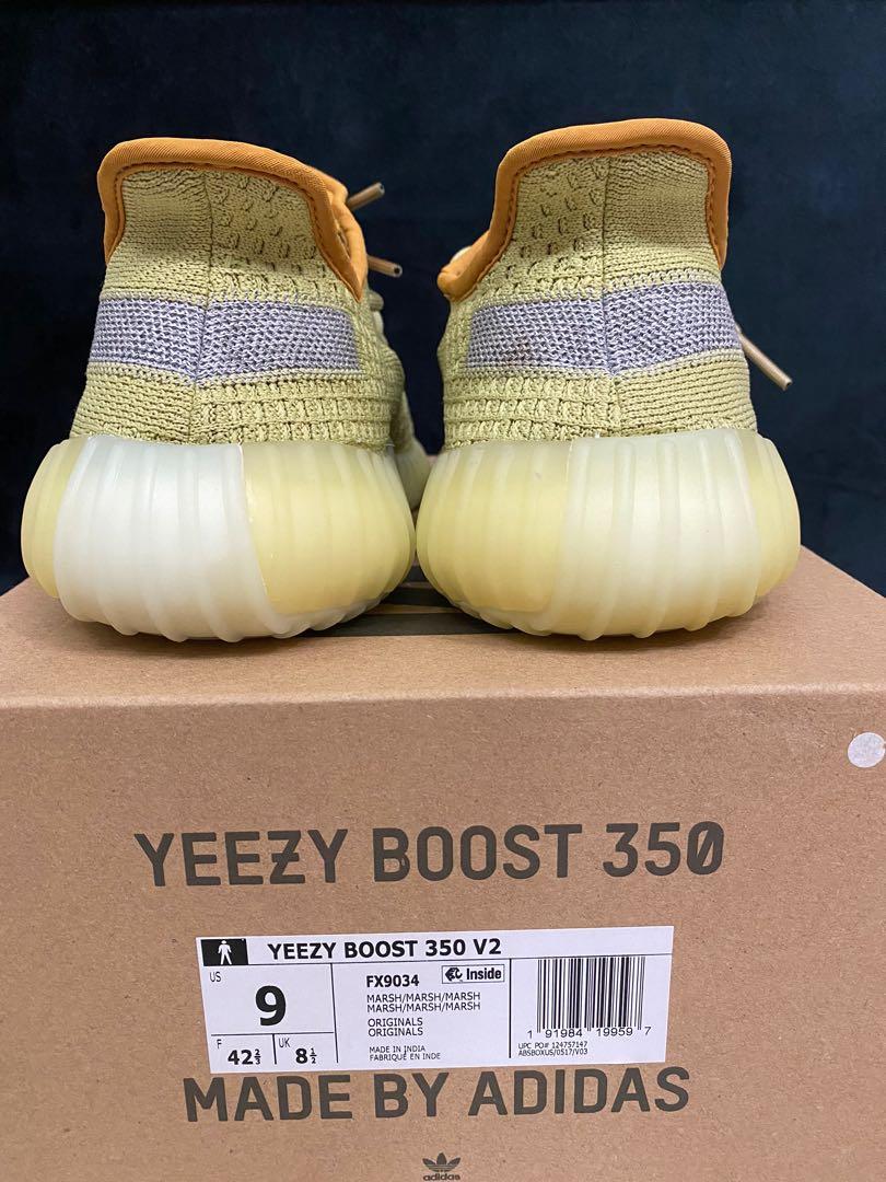 Yeezy Boost 350 V2 Marsh, Men's Fashion, Footwear, Sneakers on Carousell
