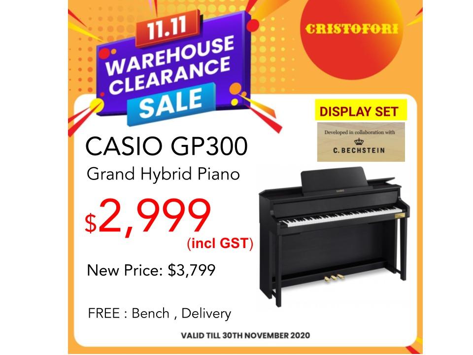 11.11 SALE]CASIO GP300 GRAND HYBRID, Hobbies & Toys, Music & Media