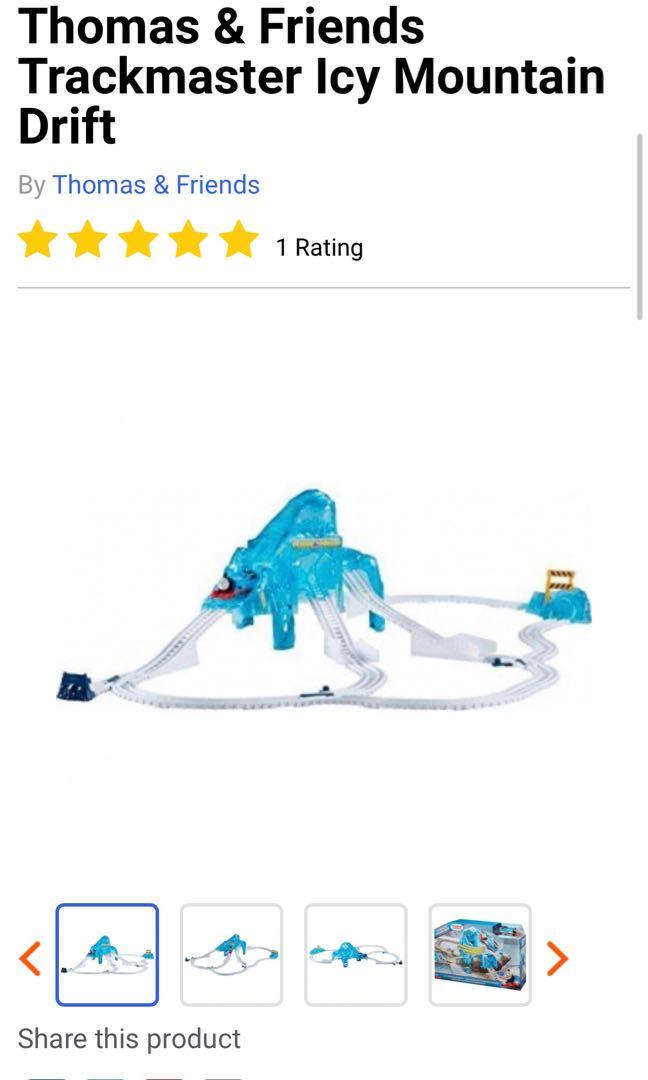 thomas trackmaster icy mountain drift set