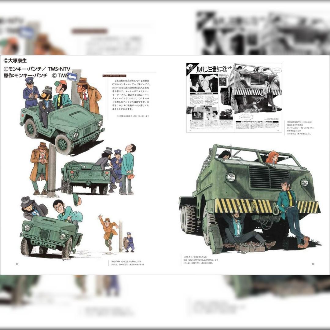 訂貨 大塚康生畫集 ルパン三世 魯邦三世 雷朋三世 書本 文具 雜誌及其他 Carousell