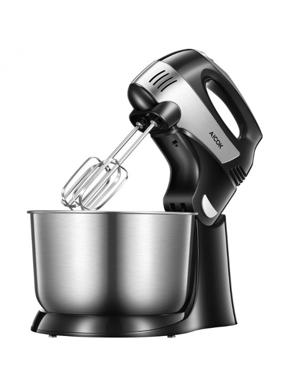 Aicok Stand Mixer 2In1 Hand Mixer, Detachable Mixer With Turbo And