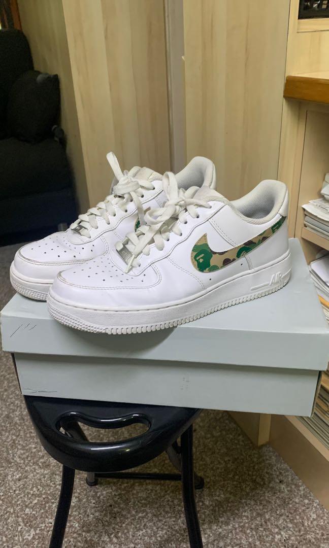 Air Force 1 Custom Bape, Men's Fashion 