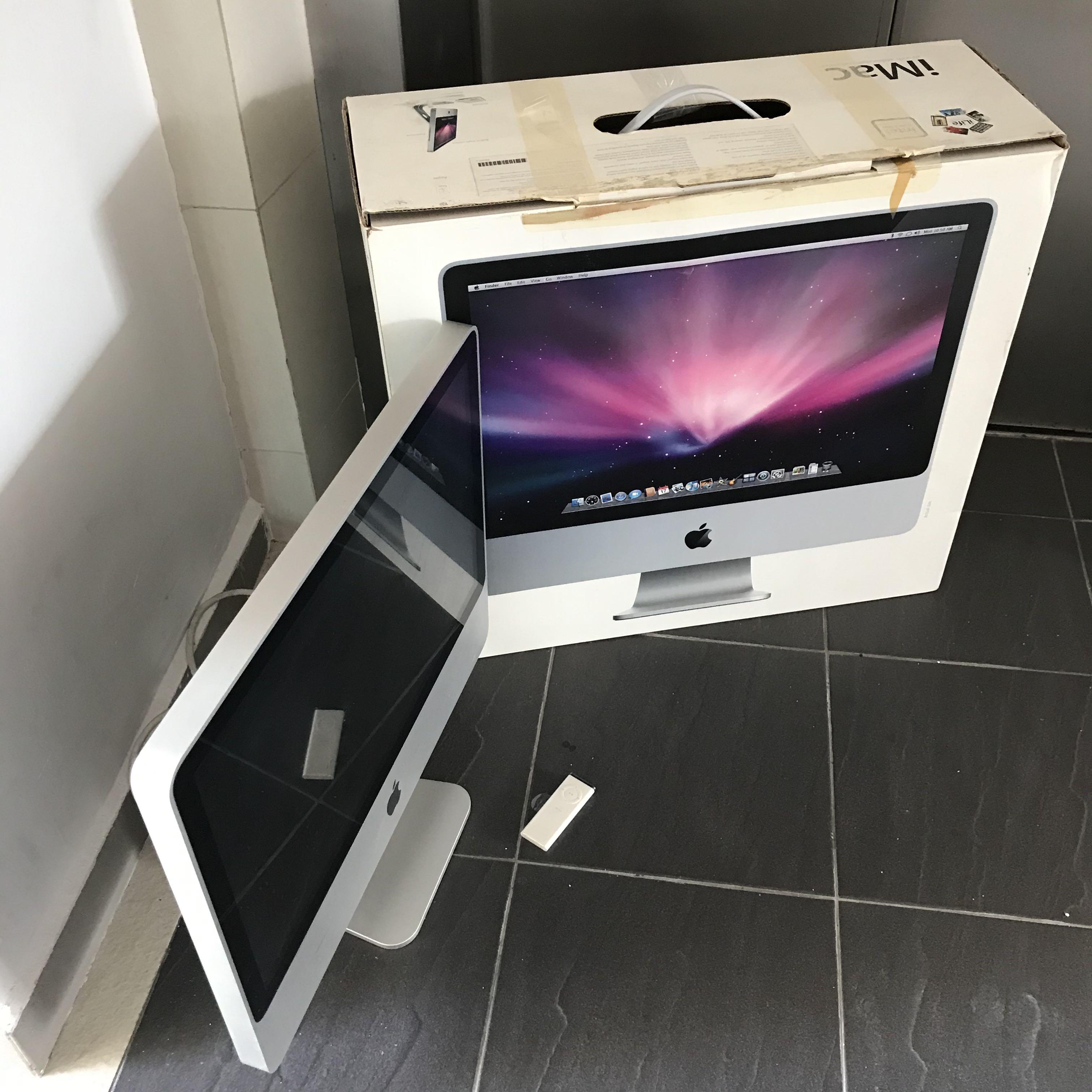 Apple iMac Intel Core 2 Duo 2.4GHz MB323ZP/A 20-inch SuperDrive Model:  A1224 Desktop Computer