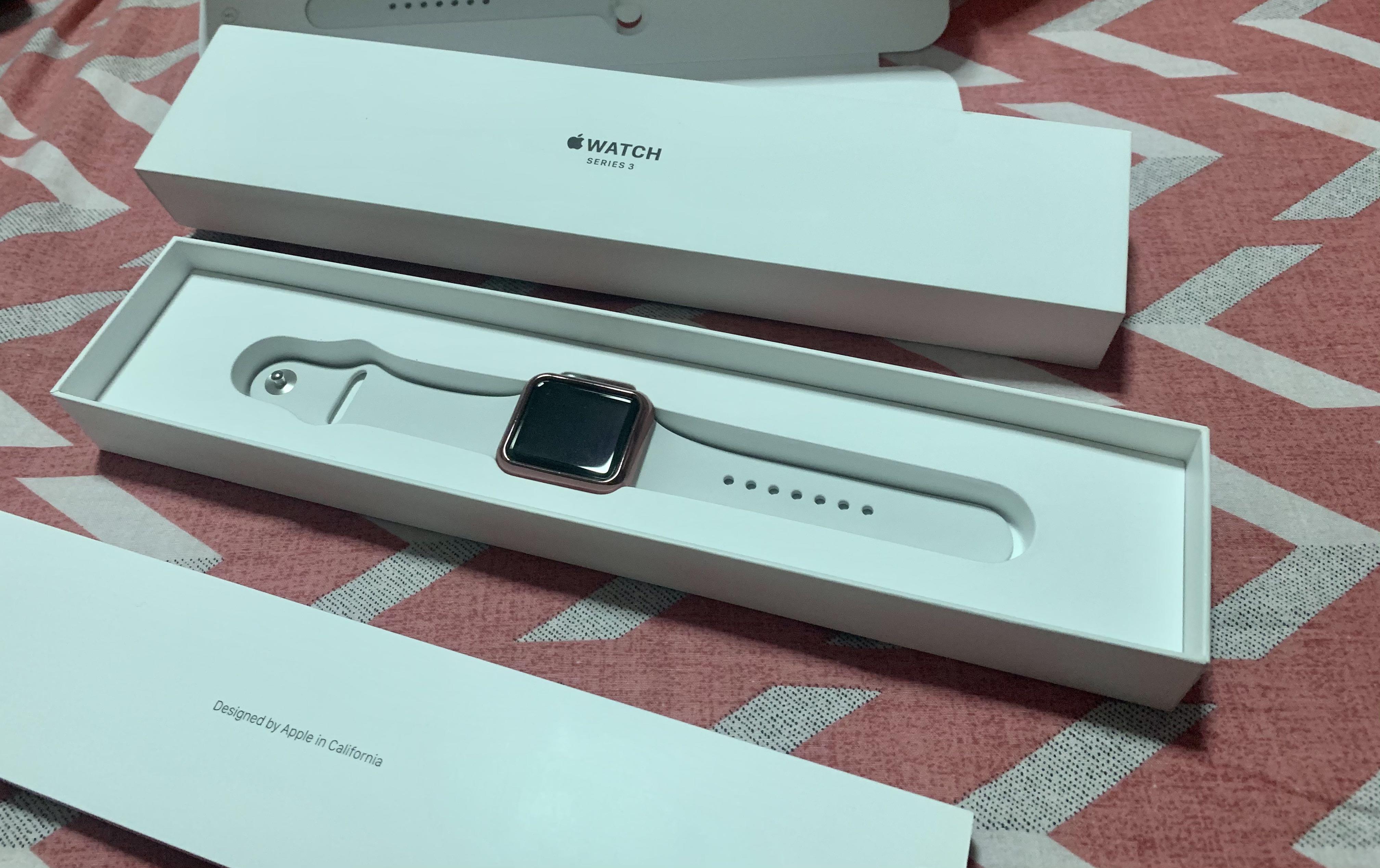 Apple Watch Series 3 38mm Under warranty Mobile Phones Gadgets Wearables Smart Watches on Carousell