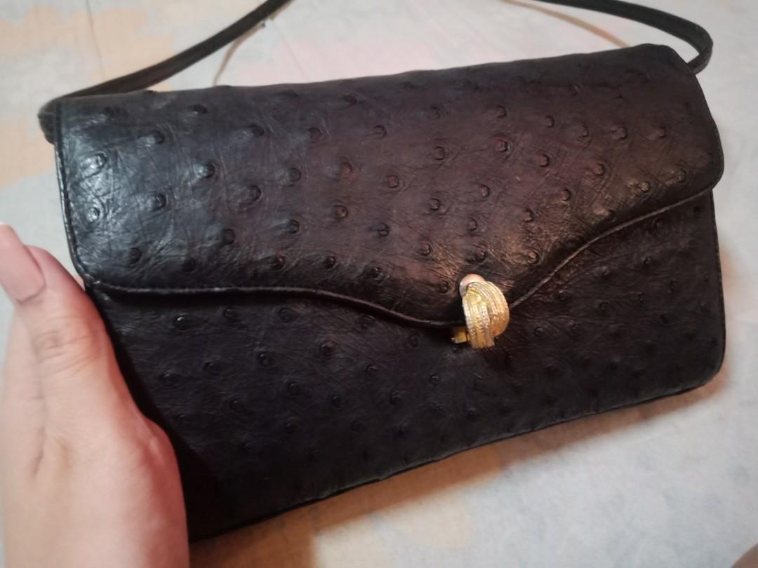 Kwanpen ostrich bag, 名牌, 手袋及銀包- Carousell